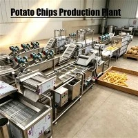 ポテトチップス製造工場